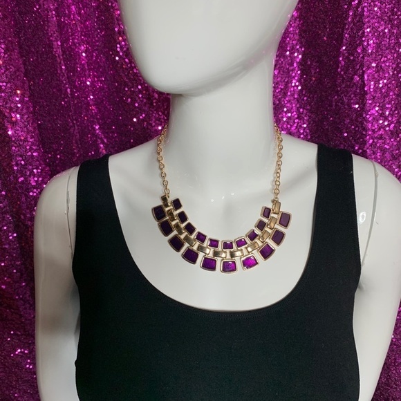 PURPLE necklace - Picture 2 of 5